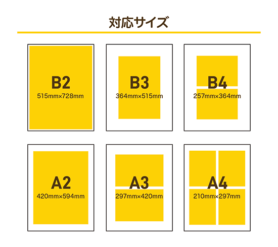 対応サイズ